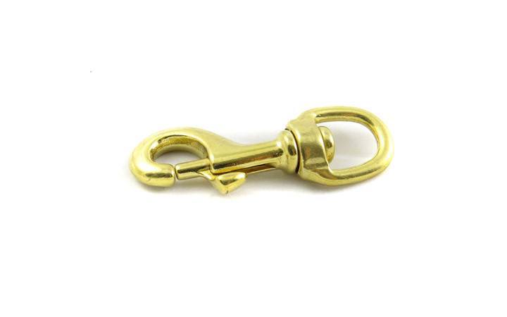 Lines & Rigging - Brass Clip - Swivel Size 3" By 1"