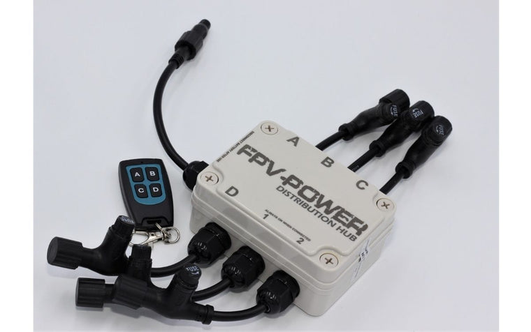Fpv-Power distribution hub for plug & play wiring