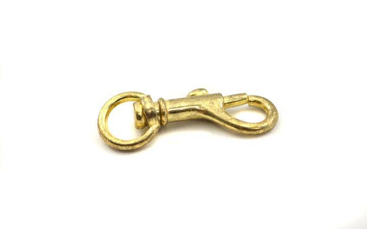 Lines & Rigging - Brass Clip - Swivel Size 1 3/4" By 1/2"