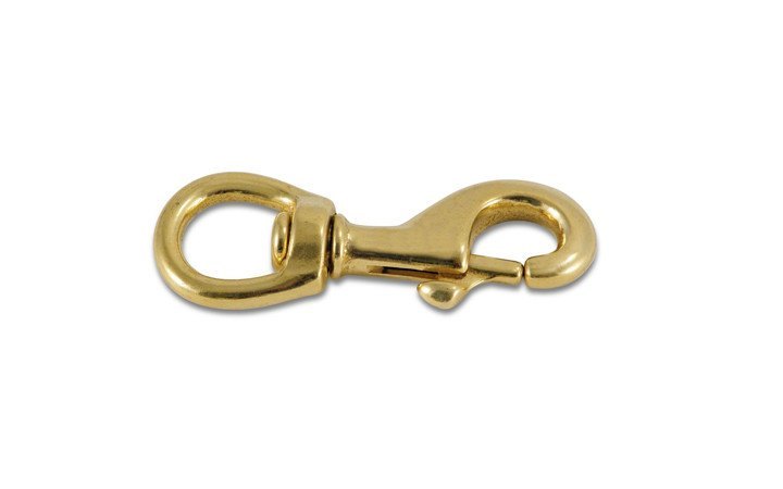 Lines & Rigging - Brass Clip - Swivel Size 3" By 1"
