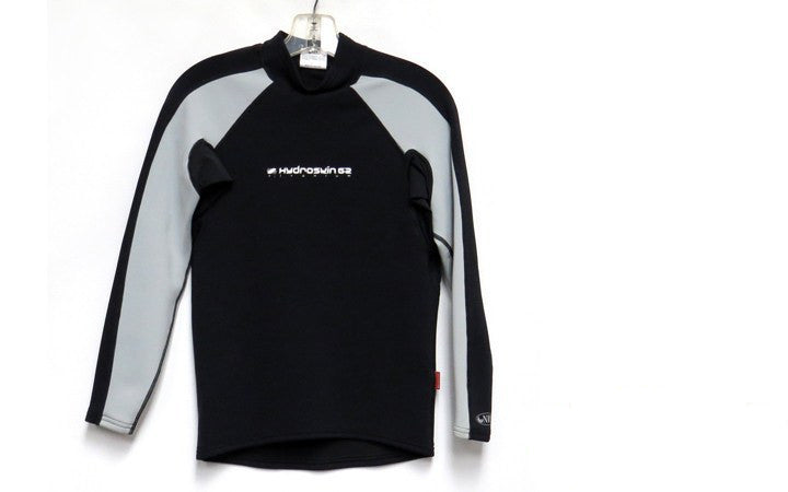 Wetsuits - NRS Hydroskin 1mm Long Sleeve Long Sleeve Wetsuit Shirt Black